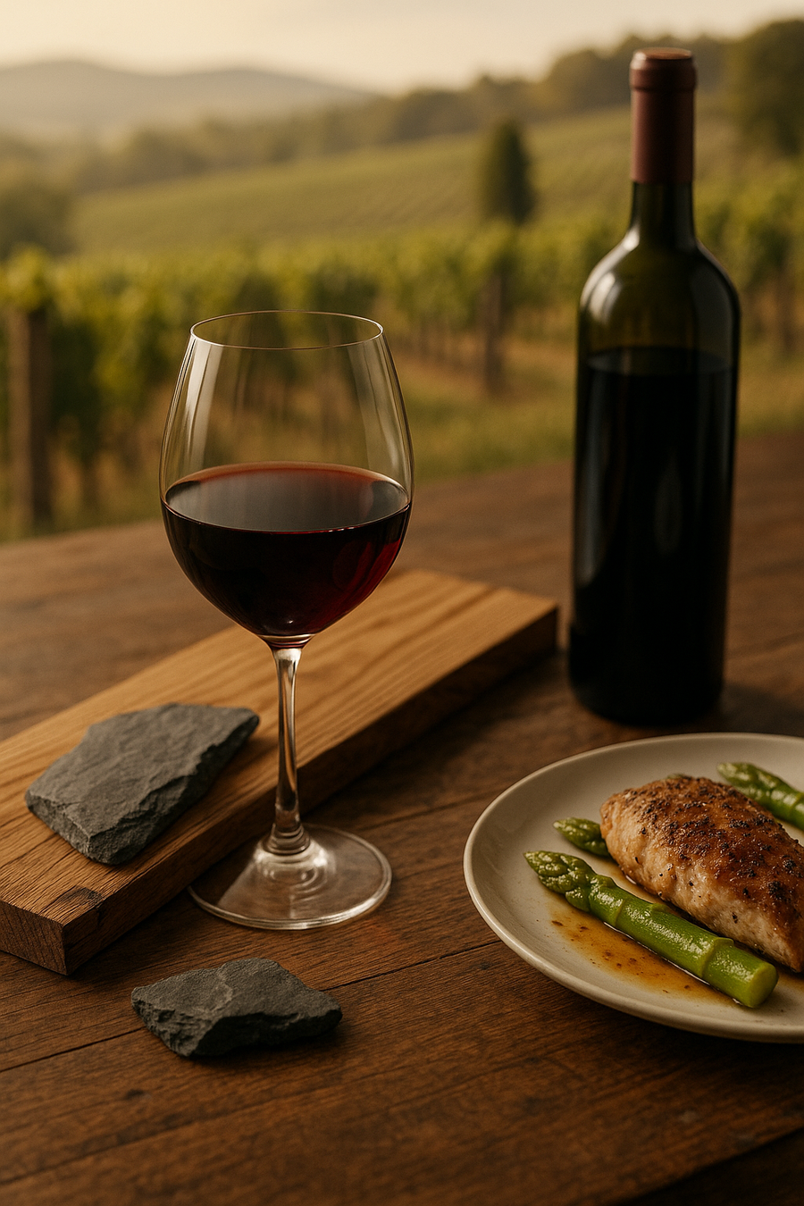 Cedar and mineral hints define its palate
