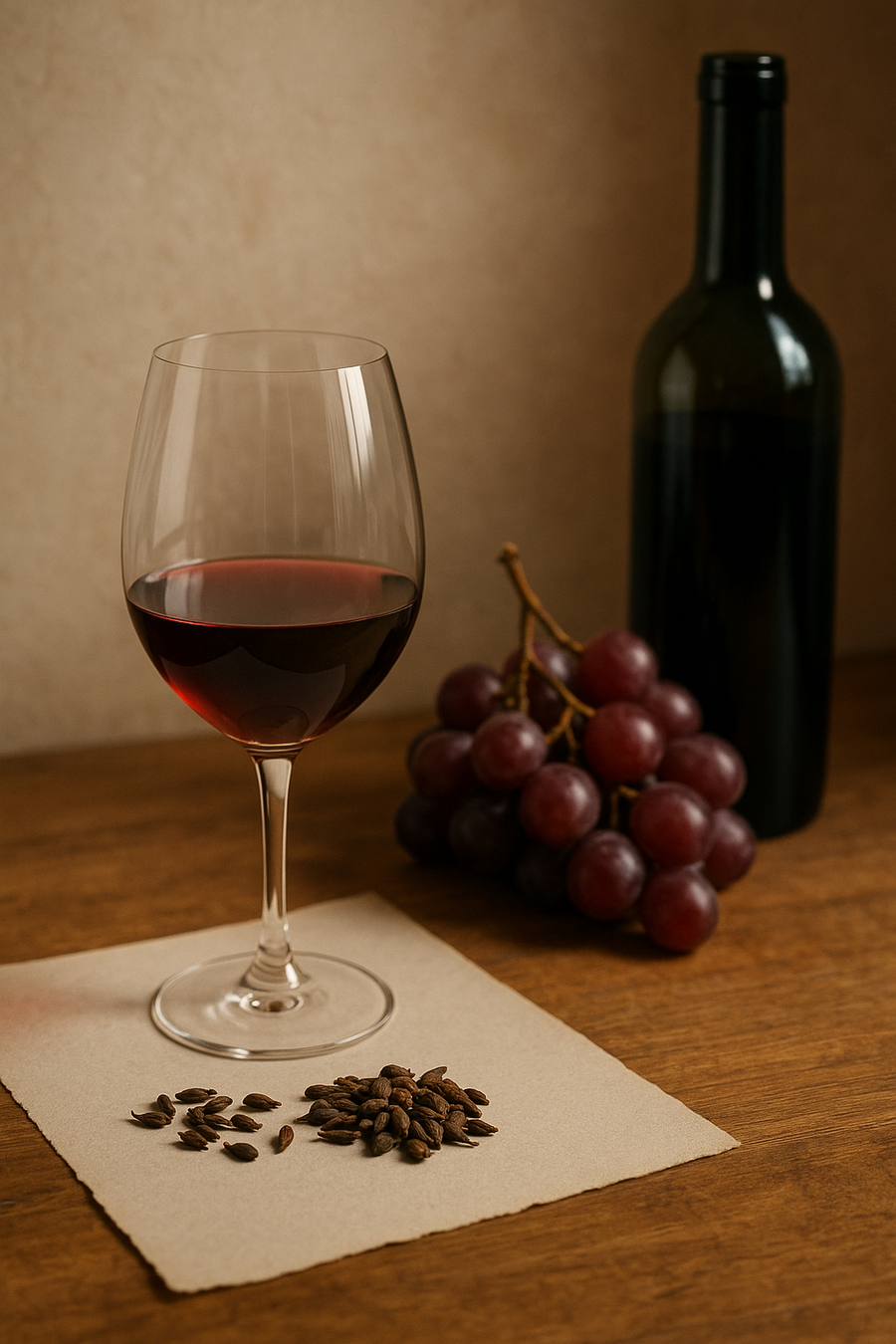 Minimal tannins enhance Le Carillon's maturity.